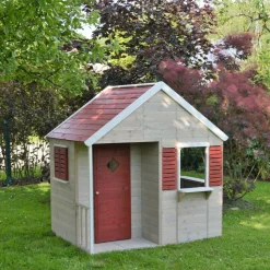 Spielhaus 'Krokodil' Natur Kiefernholz 155 x 120 x 168 cm
