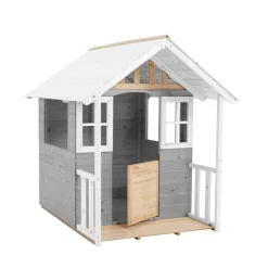 Spielhaus 'Valli' grau/weiß 137 x 121 x 140 cm