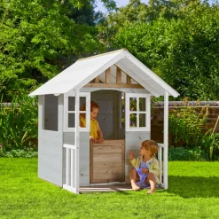 Spielhaus 'Valli' grau/weiß 137 x 121 x 140 cm
