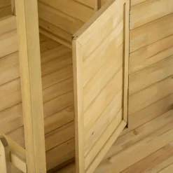 Spielhaus 'Villa' naturfarben 137 x 121 x 140 cm