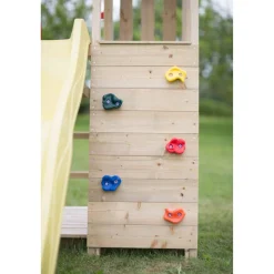 Spielturm 'Giraffe' Natur Kiefernholz 280 x 340 x 270 cm
