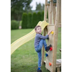 Spielturm 'Giraffe' Natur Kiefernholz 280 x 340 x 270 cm