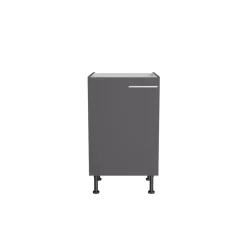Spülenschrank 'OPTIkomfort Ingvar420' anthrazit matt 50 x 87 x 58,4 cm