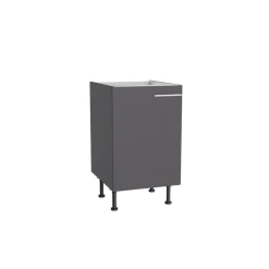 Spülenschrank 'OPTIkomfort Ingvar420' anthrazit matt 50 x 87 x 58,4 cm