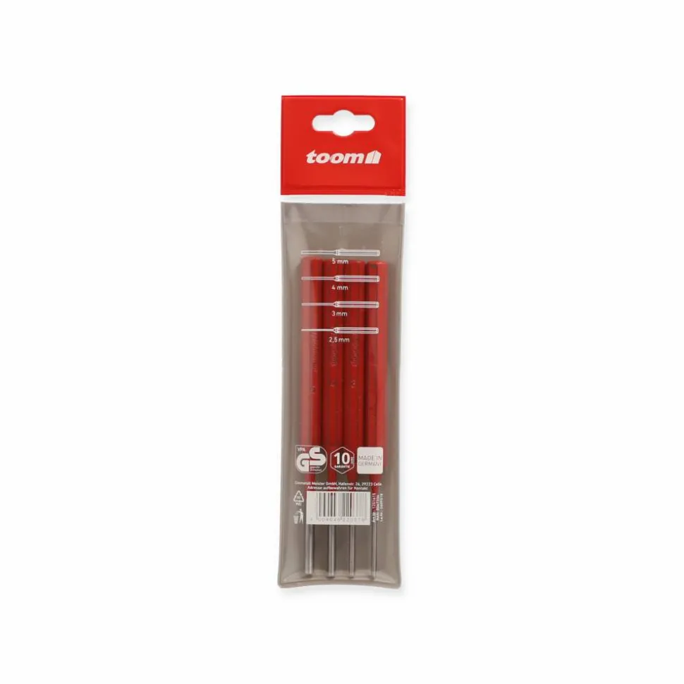 Splintentreiber-Set Ø 2,5-5 mm 4-teilig