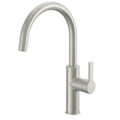 Spültischarmatur 'Anela' Edelstahl-Optik 37 cm