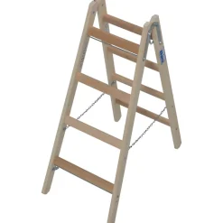 Sprossenstehleiter 'Stabilo' Holz 2 x 7 Stufen