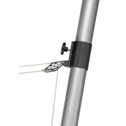 Stahlmast silberfarben für Sonnensegel Ø 240 cm
