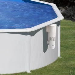 Stahlwandpool-Set 'Bora Bora' Ø 460 x 120 cm mit Sicherheitsleiter und Kartuschenfilter
