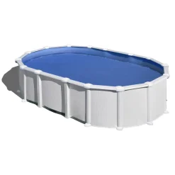 Stahlwandpool-Set 'Haiti' 634 x 399 x 132 cm mit Sicherheitsleiter und Sandfilteranlage