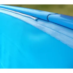 Stahlwandpool-Set 'Madagascar' Ø 420 x 150 cm mit Trittleiter und Sandfilteranlage