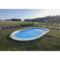 Stahlwandpool-Set 'Sumatra' 600 x 320 x 120 cm mit Trittleiter und Sandfilteranlage