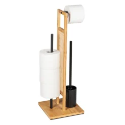 Stand WC-Garnitur 'Allegre' 3-in-1 Bambus/Rattan