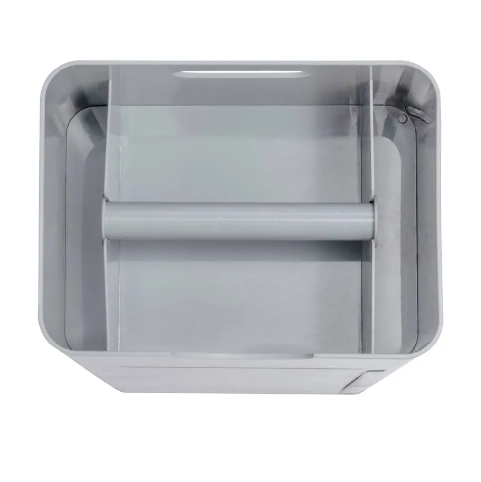 Stand WC-Garnitur 'Imon' 6-in-1 matt grau mit Ablage