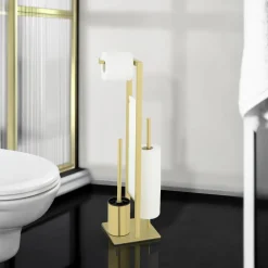 Stand WC-Garnitur 'Rivalta' 3-in-1 goldfarben