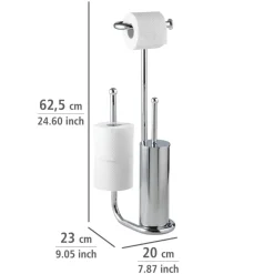 Stand WC-Garnitur 'Universalo' 3-in-1 verchromt