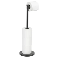 Stand Toilettenpapierhalter schwarz für 5 Rollen