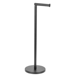 Stand Toilettenpapierhalter schwarz für 5 Rollen