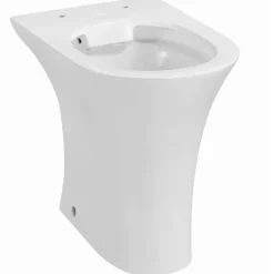 Stand-WC erhöht spülrandlos 'Rekia' Flachspüler weiß