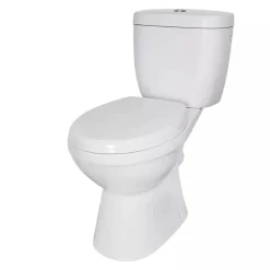 Stand-WC inklusive WC-Sitz, mit Spülrand