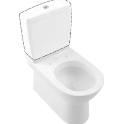 Stand-WC mit Spülrand 'O.Novo' weiß