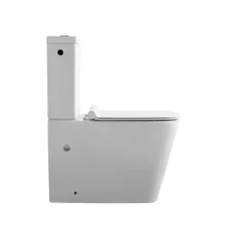 Stand-WC spülrandlos 'Aliki' inklusive WC-Sitz weiß