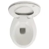 Stand-WC spülrandlos 'AquaSu' inklusive WC-Sitz weiß