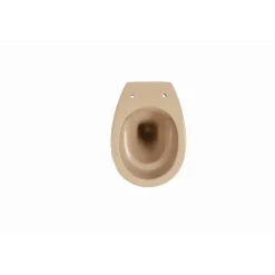Stand-WC spülrandlos beige, ohne WC-Sitz