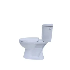 Stand-WC-Set mit Spülrand 'DNP' inklusive WC-Sitz und Spülkasten weiß