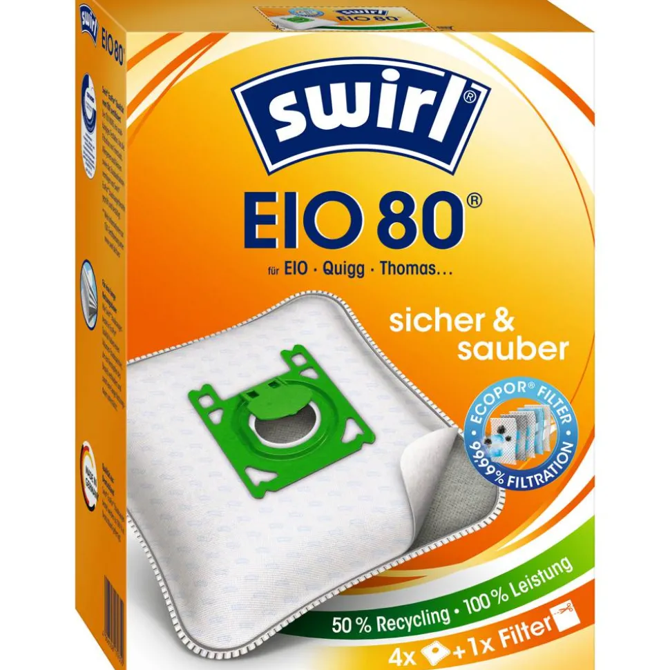 Staubsaugerbeutel EIO80 4 Stück