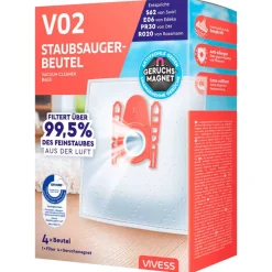 Staubsaugerbeutel 'V02' 4 Stück