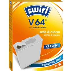 Staubsaugerbeutel 'V64' 4 Stück