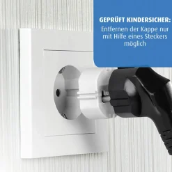 Steckdosenkappe weiß, 5 Stück