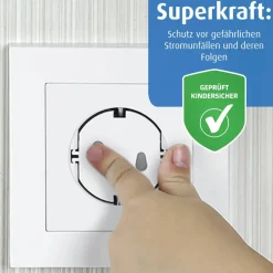 Steckdosenkappe weiß, 5 Stück