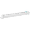 Steckdosenleiste 'Premium-Line' 0/10-fach grau 3 m