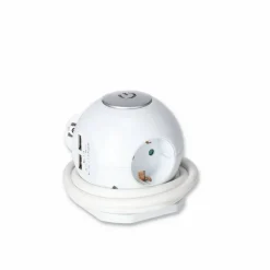 Steckdosenwürfel 3-fach mit USB-Port weiß 1,4 m