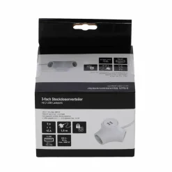 Steckerleiste 3-fach mit USB
