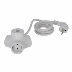 Steckerleiste 3-fach mit USB