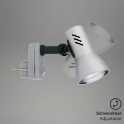 Steckerspot 'Fix & Easy' titanfarben