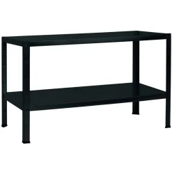 Steck-Grundregal schwarz 120 x 43 x 40 cm, 2 Böden à 65 kg