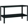 Steck-Grundregal schwarz 100 x 43 x 35 cm, 2 Böden à 65 kg