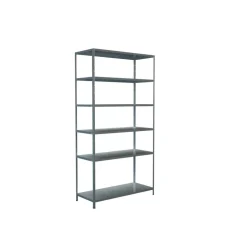 Steck-Grundregal 230 x 120 x 50 cm, 6 Böden, verzinkt, Tragkraft 510 kg