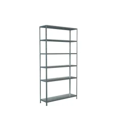 Steck-Grundregal 230 x 120 x 35 cm, 6 Böden, verzinkt, Tragkraft 510 kg