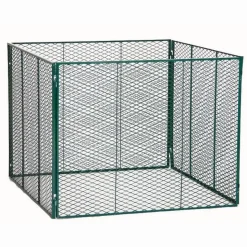 Steckmetall-Komposter grün 80 x 70 x 80 cm