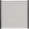 Steckzaun 'BasicLine' schmal Stecksystem weiß 180 x 180 cm