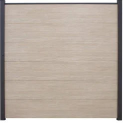 Steckzaun 'BasicLine' Eichefarben hell 180 x 180 cm