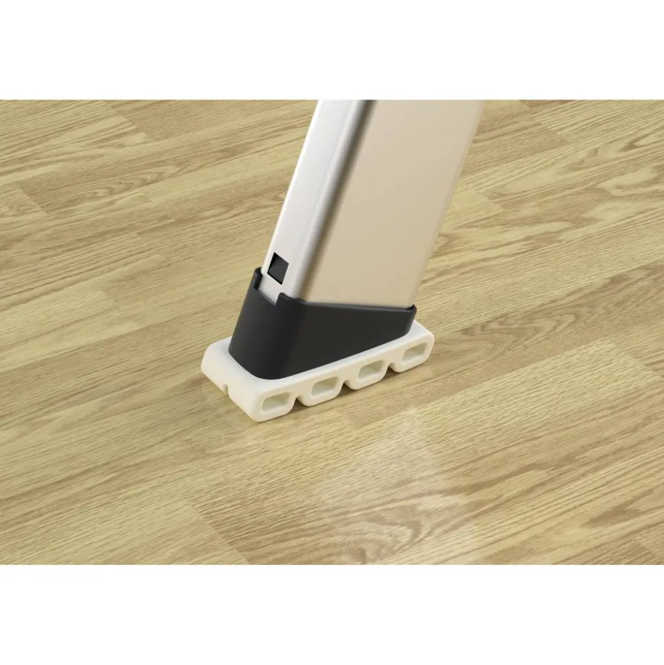 Stehleiter 'L81 ComfortLine' 6 Stufen 128 cm mit Wechselfuß-Set
