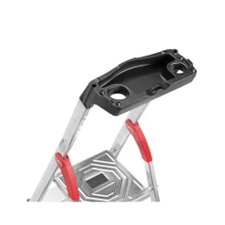 Stehleiter 'L60 StandardLine' 6 Stufen, silbern 206 cm