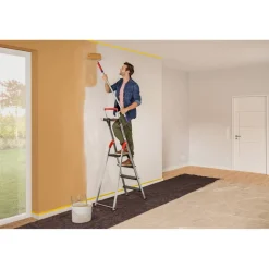 Stehleiter 'L100 TopLine' Aluminium 3 Stufen