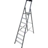 Stehleiter 'SePro S' 1 x 8 Stufen eloxiert
